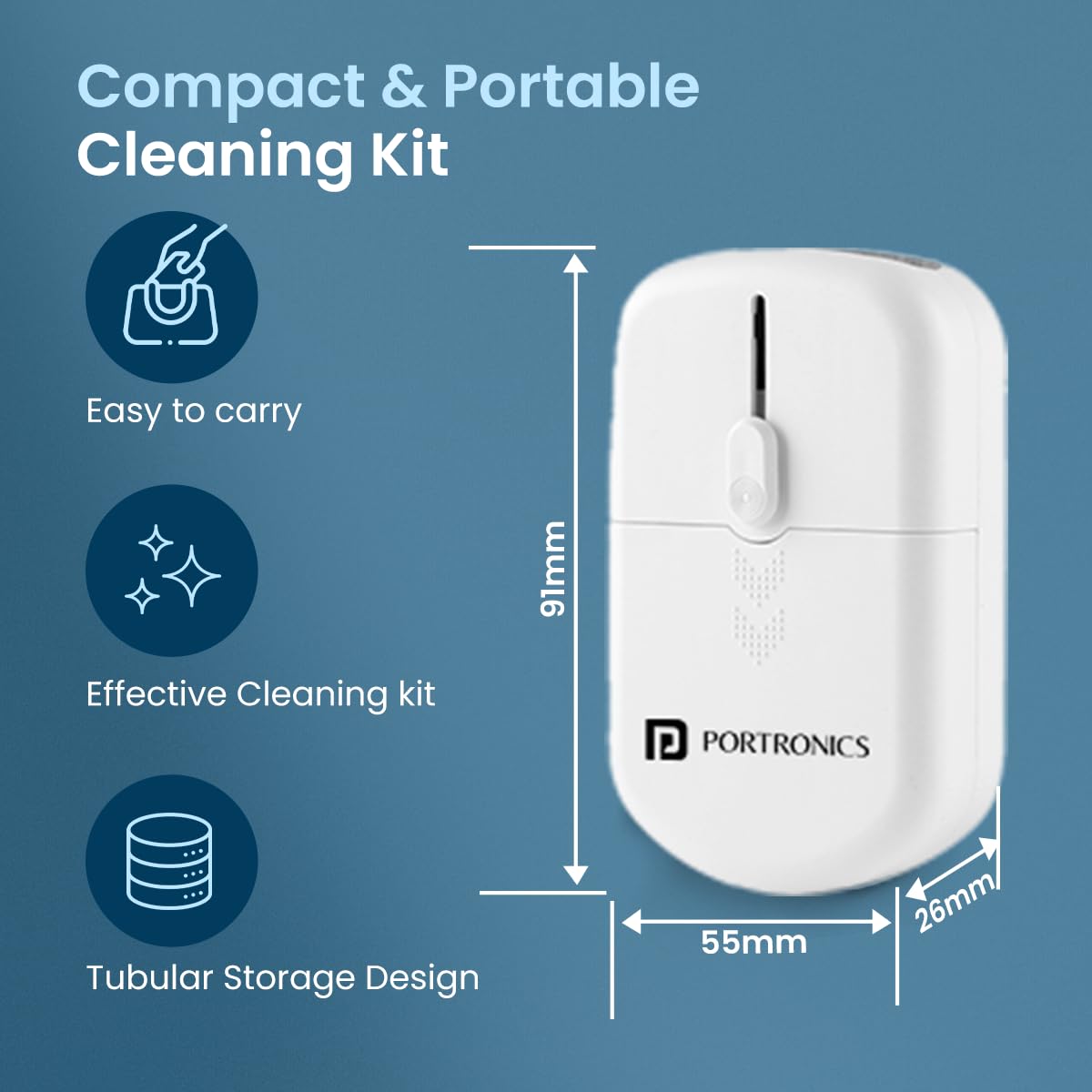 Portronics Clean P 10 in 1 Screen Cleaner