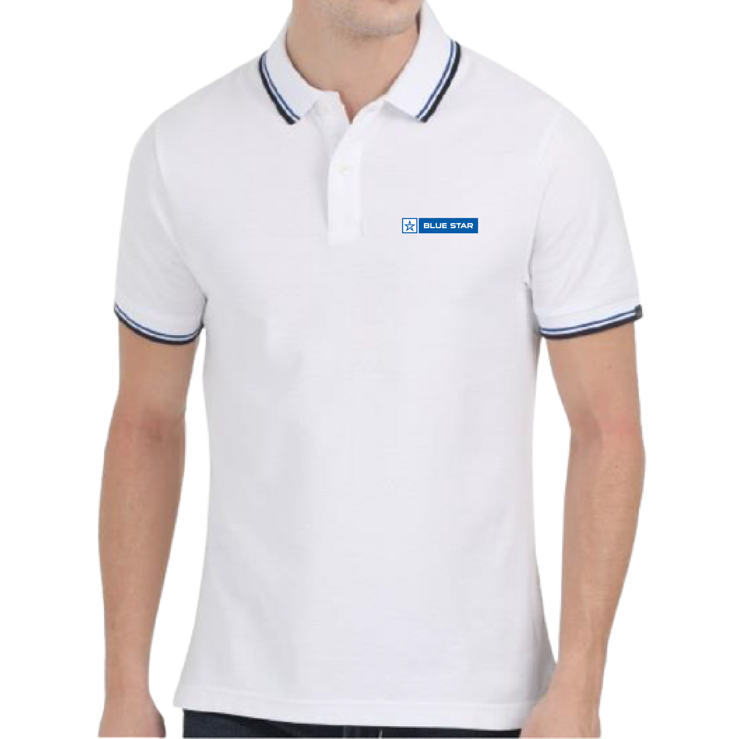 M&S White Polo T-shirt