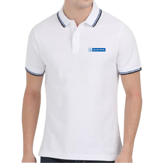 M&S White Polo T-shirt